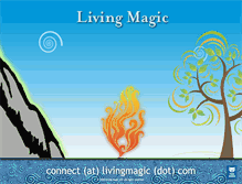 Tablet Screenshot of livingmagic.com